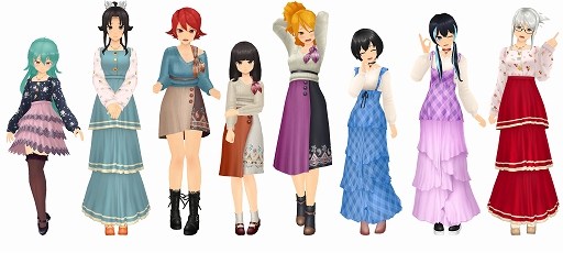 画像集 No.008のサムネイル画像 / 「スクスト2」女の子全38名分の秋の新作コスチュームが登場