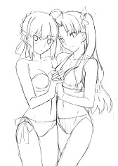 画像集#001のサムネイル/「Fate/hollow ataraxia」,全20種類の店舗別特典の内容とイラストを公開