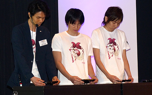 画像集#011のサムネイル/「討鬼伝 極×プレコミュ先行試遊会 モノノフ出陣式」の模様をレポート。開発陣の実機プレイで,新しい武器種や必殺技の要素などが明らかに