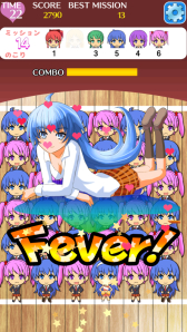 画像集#003のサムネイル/女の子を並ばして消していくパズル「もえポン」のiOS版が配信中