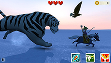 画像ギャラリー No.006のサムネイル画像 / 流鏑馬がモチーフの横スクロールアクション「SAMURAI SANTARO - 暗黒の陰陽師」が登場。広告が表示される無料版も用意