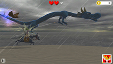 画像ギャラリー No.007のサムネイル画像 / 流鏑馬がモチーフの横スクロールアクション「SAMURAI SANTARO - 暗黒の陰陽師」が登場。広告が表示される無料版も用意