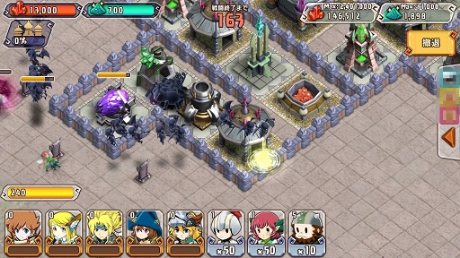 画像集#004のサムネイル/【PR】「天と大地と女神の魔法」初心者向けプレイガイド(後編)。ファイター&エルフを蹂躙するメテオ魔弾砲には「オーガ」パイセンをぶつけろ!