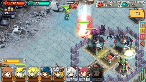 画像集#021のサムネイル/【PR】「天と大地と女神の魔法」初心者向けプレイガイド(後編)。ファイター&エルフを蹂躙するメテオ魔弾砲には「オーガ」パイセンをぶつけろ!