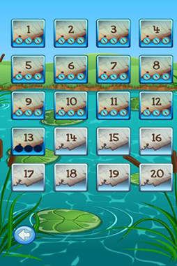 画像集#002のサムネイル/脳トレパズル「世界をカエル for auスマートパス」の配信が開始に