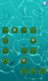 画像集#003のサムネイル/脳トレパズル「世界をカエル for auスマートパス」の配信が開始に