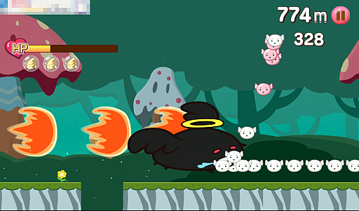 画像集#008のサムネイル/地球はオレらに任せとけ! スマホ向けランニングゲーム「オレたち救世主!」を紹介する「(ほぼ)日刊スマホゲーム通信」第564回