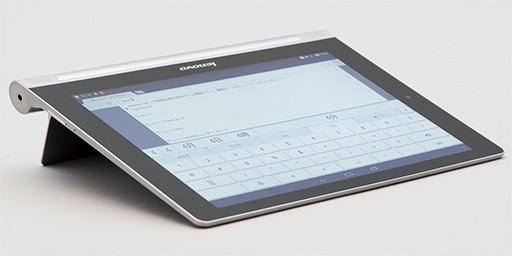 画像ギャラリー No.008のサムネイル画像 / Lenovo「YOGA TABLET 10 HD+」をテスト。独自スタンドが魅力のAndroidタブレットはゲームにも使えるか?