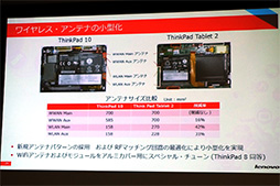 画像集#010のサムネイル/最高クラスのスペックを誇るAtom搭載Windowsタブレット「ThinkPad 10」。その設計に秘めたこだわりをLenovoが解説