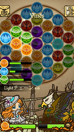 画像集#011のサムネイル/英国生まれのパズルRPG! スマホ向け「グリフクエスト〜魔法使いはじめました〜」を紹介する「(ほぼ)日刊スマホゲーム通信」第585回