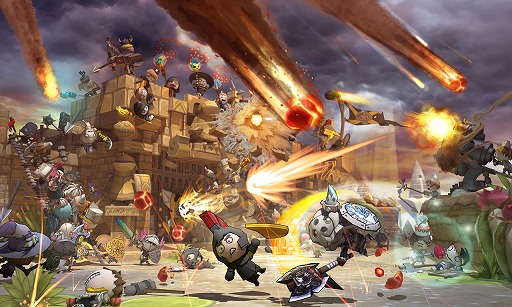 画像集#001のサムネイル/PC版「Happy Wars」のアーリーアクセスがSteamで実施中。総勢30人のプレイヤーが一堂に会するPvPを体験しよう