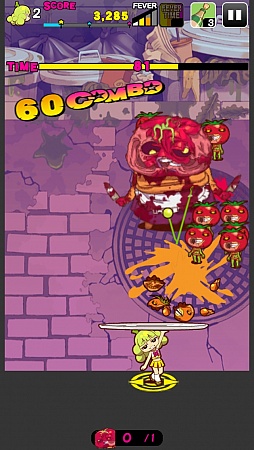 画像集#007のサムネイル/草食系ならぬ野菜系ゾンビをぶっ潰せ。iOS向けブロック崩し「フレッシュネスゾンビーズ」を紹介する「(ほぼ)日刊スマホゲーム通信」第529回