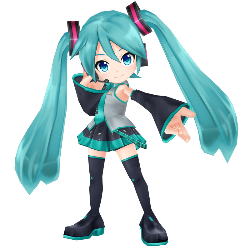 画像集 009 初音ミクが3dで動く 白猫プロジェクト 初音ミク コラボ