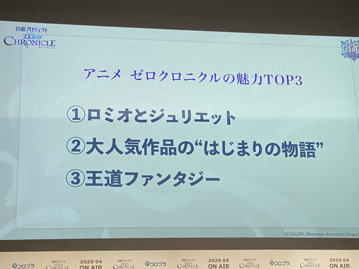 ���������꡼ No.010�Υ���ͥ������ / ������Τ��������Ť����ƥ�ӥ��˥����ǭ�ץ��������� ZERO CHRONICLE�ץץ쥹������̲��ȯɽ��Υ�ݡ��Ȥ�Ǻ�