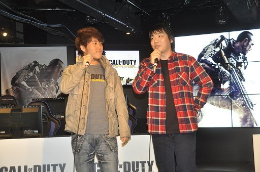 画像集#012のサムネイル/「コール オブ デューティ アドバンスド・ウォーフェア」発売直前の公開生放送をレポート。豪華ゲスト陣によるエキシビションマッチも