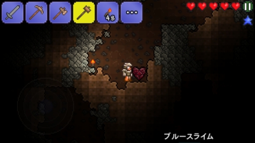 画像集#012のサムネイル/「テラリア」がスマートフォンに登場。タッチ操作をはじめ,最適化が図られたユーザーインタフェースなどのプレイフィールをレポート