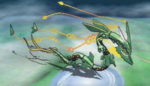 ポケットモンスター オメガルビー アルファサファイア ではレックウザがメガシンカすることが判明