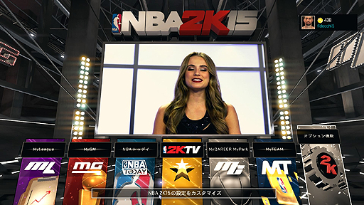 画像集#001のサムネイル/2K Sportsの「NBA 2K15」を体験プレイ。実写さながらのクオリティで表現された選手達のアクションと,NBAを知らなくても楽しめる育成モードなどに注目
