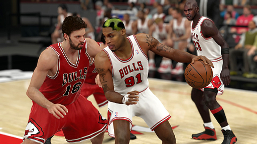 画像集#025のサムネイル/2K Sportsの「NBA 2K15」を体験プレイ。実写さながらのクオリティで表現された選手達のアクションと,NBAを知らなくても楽しめる育成モードなどに注目