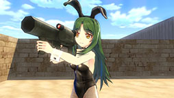 画像集#012のサムネイル/「バレットガールズ」の追加DLC第3弾は10月2日に配信。「お姉チャンバラZ」とのコラボ衣装や紳士のロマンを具現化した「HDKエプロン」など,8種類を用意