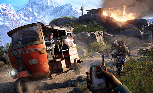 画像集#005のサムネイル/［E3 2014］「毎秒，ストーリーがある」。「Far Cry 4」はプレイヤーごとに異なる体験と2人Co-opモードがウリ