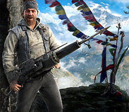 ファークライ4 の初回限定特典が決定 前作の登場キャラ ハーク と共に挑めるミッションや シングル マルチプレイで使用できる2種類の武器を封入