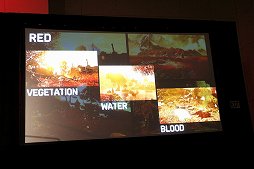 画像集 No.011のサムネイル画像 / ［GDC 2015］「Far Cry 4」の色使いをアートディレクターが解説。シャングリラの赤い草やミンの兵士の青い制服は，こうして決められた