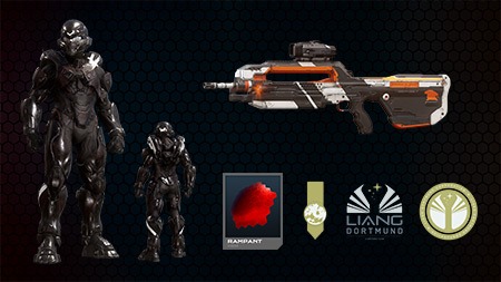 ���������꡼ No.002�Υ���ͥ������ / ��Halo 5��Guardians�פ�ͽ��/���������ŵ���󤬸����ˡ���ŵ�ϥޥ���ץ쥤�ǻ��ѤǤ��륢���ޡ����åȤ����ʤ��ɲ�DLC