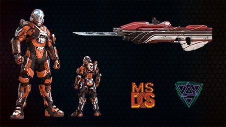 ���������꡼ No.004�Υ���ͥ������ / ��Halo 5��Guardians�פ�ͽ��/���������ŵ���󤬸����ˡ���ŵ�ϥޥ���ץ쥤�ǻ��ѤǤ��륢���ޡ����åȤ����ʤ��ɲ�DLC