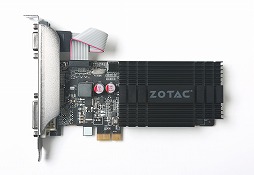 PCIe x1³бGeForce GT 710ɤȯ䡣ZOTAC