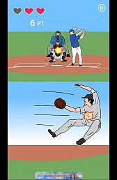 画像集#004のサムネイル/投手と打者の一騎打ち。スマホ向け野球(?)ゲーム「東京デッドボール」を紹介する「(ほぼ)日刊スマホゲーム通信」第557回