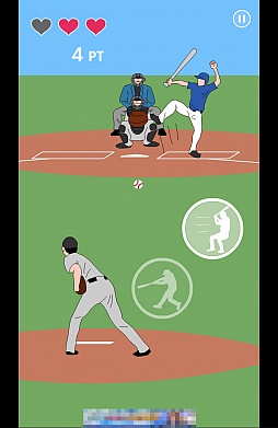 画像集#006のサムネイル/投手と打者の一騎打ち。スマホ向け野球(?)ゲーム「東京デッドボール」を紹介する「(ほぼ)日刊スマホゲーム通信」第557回