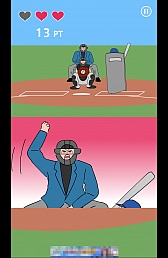 画像集#009のサムネイル/投手と打者の一騎打ち。スマホ向け野球(?)ゲーム「東京デッドボール」を紹介する「(ほぼ)日刊スマホゲーム通信」第557回