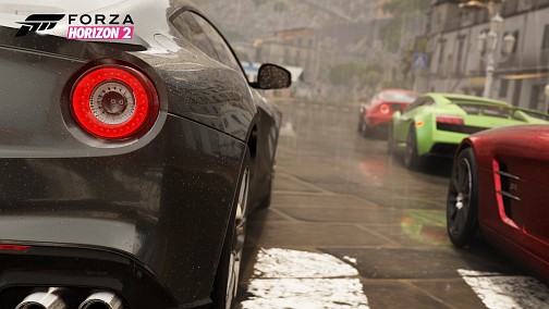 画像集#005のサムネイル/［E3 2014］Xbox One版「Forza Horizon 2」を実際にプレイ。動的天候変化システムに感動し，ウラカンの実車展示にも驚く