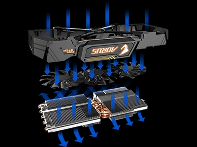 ���������꡼ No.006�Υ���ͥ������ / AORUS�֥��ɤ�WINDFORCE�����顼��ܤ�GIGABYTE��GTX 1080�����ɤ�ȯ��