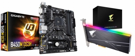 画像ギャラリー No.001のサムネイル画像 / PCIeスロット接続タイプで容量1TBの光るSSDがGIGABYTEから