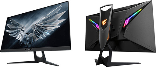 画像ギャラリー No.001のサムネイル画像 / 27型2560×1440ドットで165Hz&FreeSync対応のGIGABYTE製ゲーマー向けディスプレイ計2製品が発売に