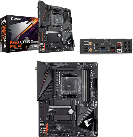 画像ギャラリー No.003のサムネイル画像 / GIGABYTE,国内販売予定のB550搭載ゲーマー向けマザーボードを公開