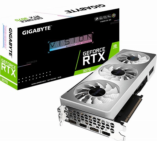 GIGABYTE，4年保証モデルも用意したRTX 3070搭載カード計4製品を発売