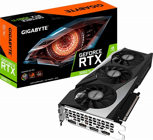 ���������꡼ No.003�Υ���ͥ������ / GIGABYTE��RTX 3060 Ti�����ɤ����4����ȯ�䡣Ĺ����242mm��û��ʥ����ɤ�
