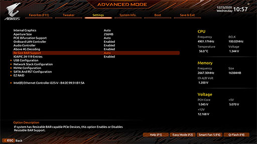 画像ギャラリー No.001のサムネイル画像 / GIGABYTE,Z490搭載マザー向けに「Rocket Lake-S」対応BIOSを提供