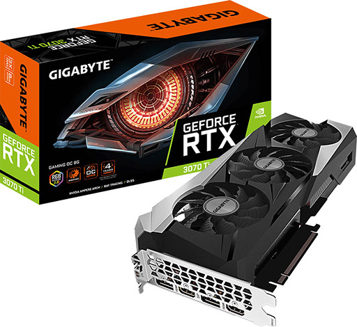 画像ギャラリー No.002のサムネイル画像 / RTX 3070 Ti搭載のGIGABYTE製グラフィックスカード計3製品が発売