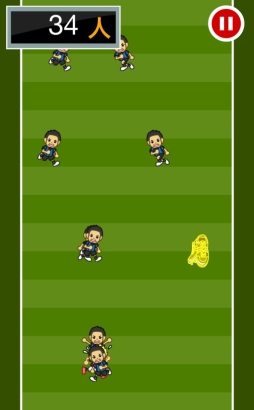 画像ギャラリー No.008のサムネイル画像 / ドリブルでごぼう抜き！　iOS向けアクションゲーム「サッカー少年K」を紹介する「（ほぼ）日刊スマホゲーム通信」第563回