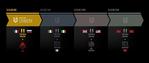 レインボーシックス シージ Year 3 で提供するコンテンツのロードマップが公開 4シーズン区切りでマップやオペレータを追加予定