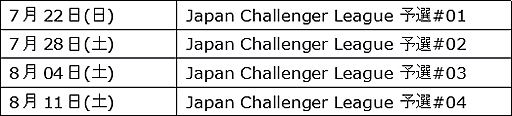 ���������꡼ No.003�Υ���ͥ������ / �֥쥤��ܡ����å��� �������ס�Japan Pro League�Υ�������8��2018ǯ6��27����������