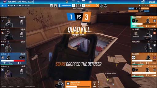 ꡼ No.002 | ץeݡĥSCARZR6S礬ROG Masters APAC 2022 ɥեʥפͥ