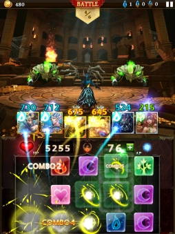 画像集#015のサムネイル/ゲームロフトの新作パズルRPG「ダンジョン・ジェム」。戦略/戦術性を高めたバトルのプレイフィールをレポート