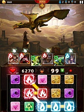 画像集#020のサムネイル/ゲームロフトの新作パズルRPG「ダンジョン・ジェム」。戦略/戦術性を高めたバトルのプレイフィールをレポート