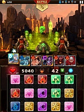 画像集#022のサムネイル/ゲームロフトの新作パズルRPG「ダンジョン・ジェム」。戦略/戦術性を高めたバトルのプレイフィールをレポート