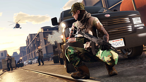 画像ギャラリー No.006のサムネイル画像 / 「GTAオンライン」,新たなマッスルカーとして“デクラス ヴィゲーロ ZX”が仲間入り。スプランクとeコーラの対決では,緑色の特大サングラス登場